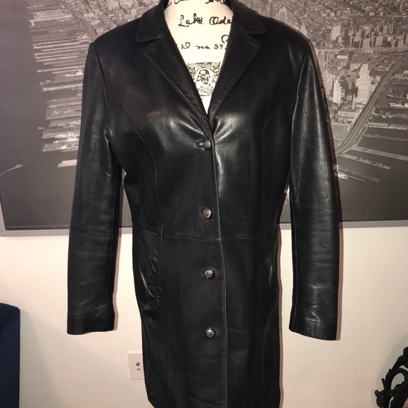 Juliet Michelle by Adler Jackets & Blazers - 📽 Vintage Juliet Michelle Leather Duster